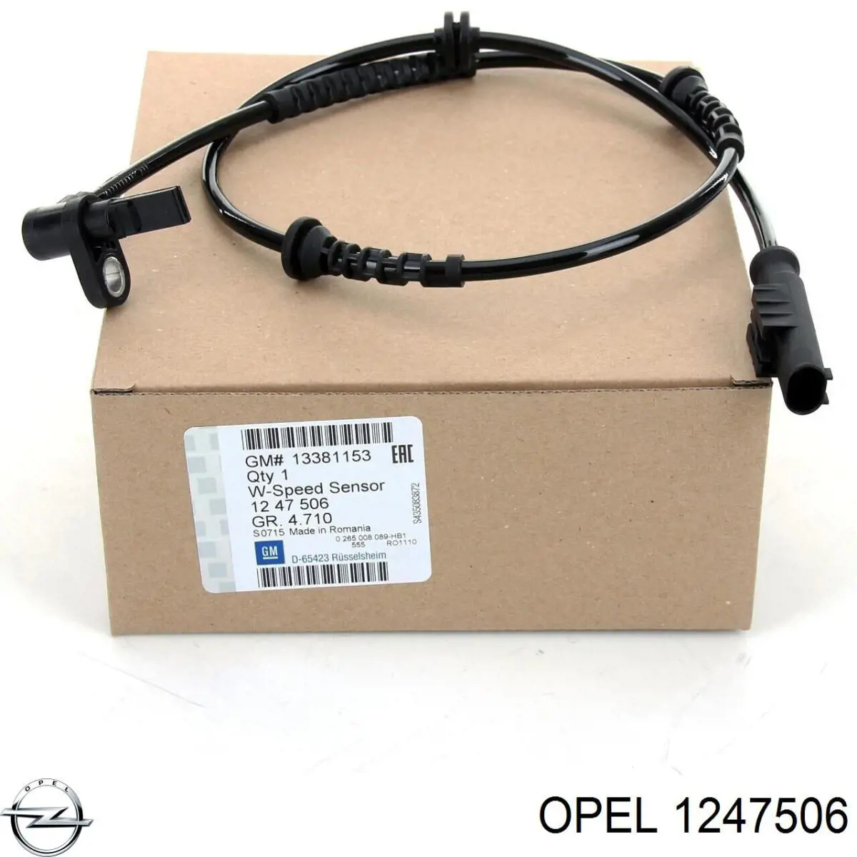 Sensor ABS de rueda delantera Opel 1247506 precio, desde 24,53 EUR