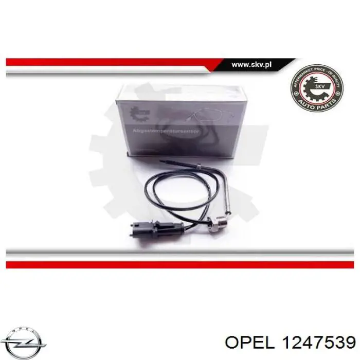 Sensor de temperatura de gases de escape después del filtro de partículas Opel 1247539 precio, desde 61,12 EUR