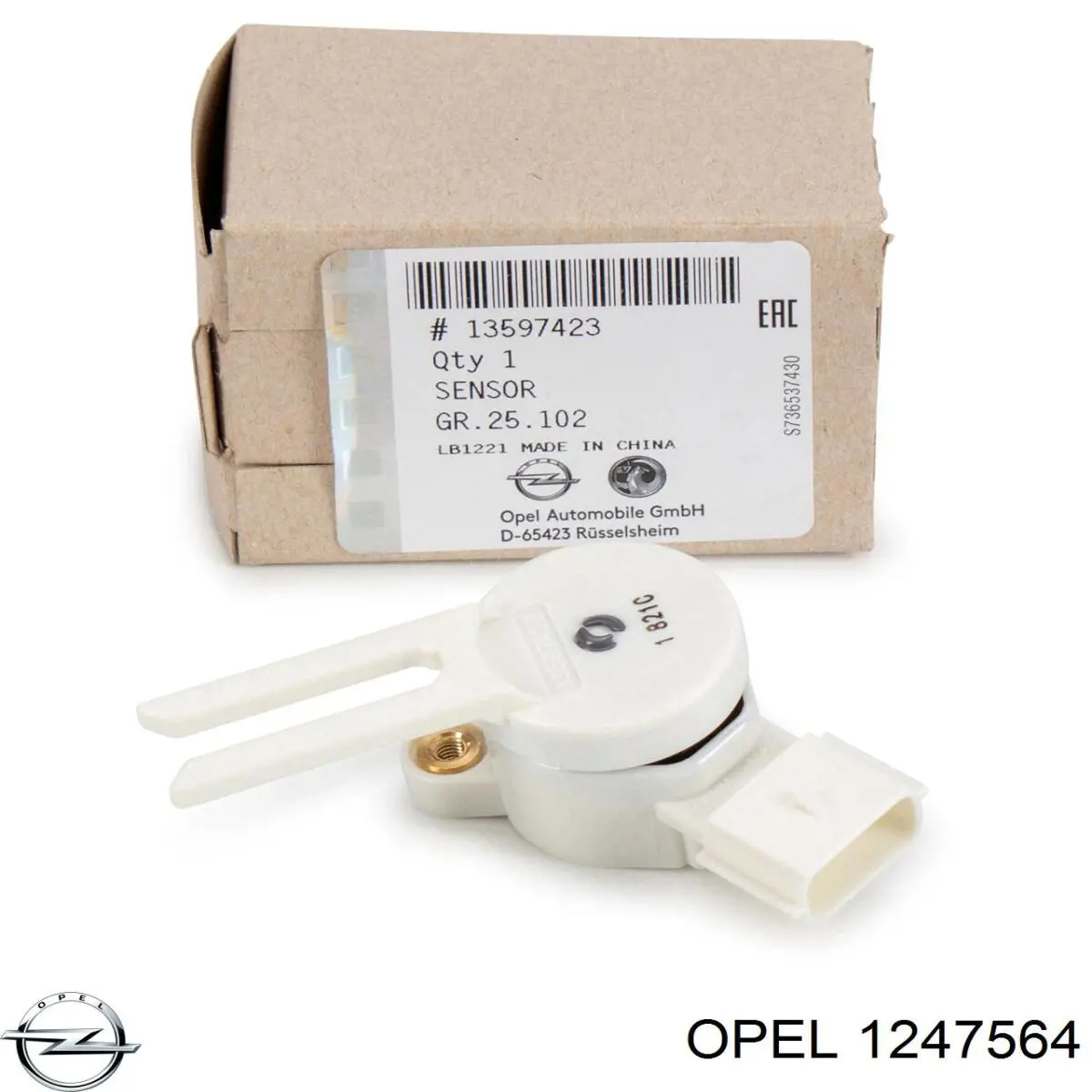 1247564 Opel interruptor luz de freno