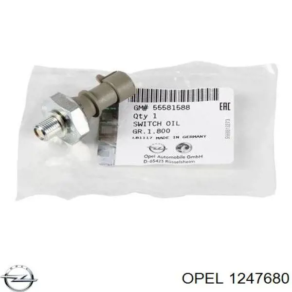 1247680 Opel sensor de presión de aceite
