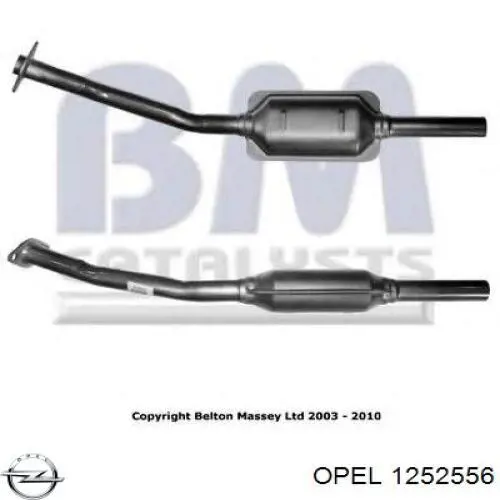 1252556 Opel sensor de presión de aceite