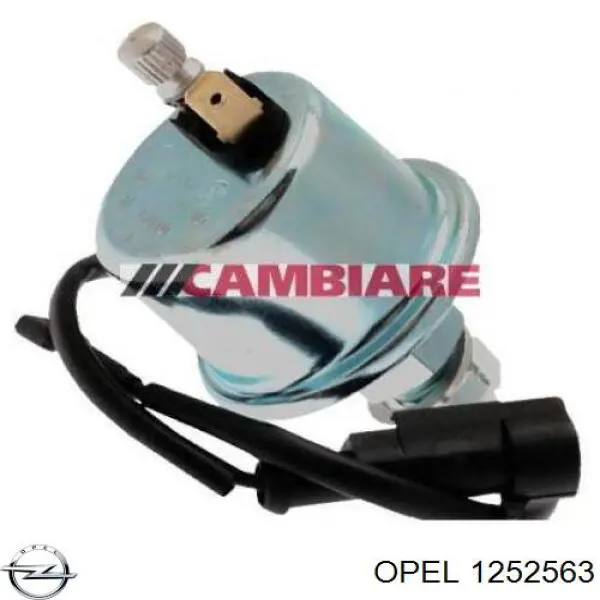 1252563 Opel sensor de presión de aceite