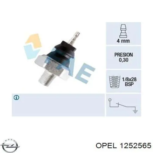 Indicador, presión del aceite Honda Civic 6 EJ9, EK3/4