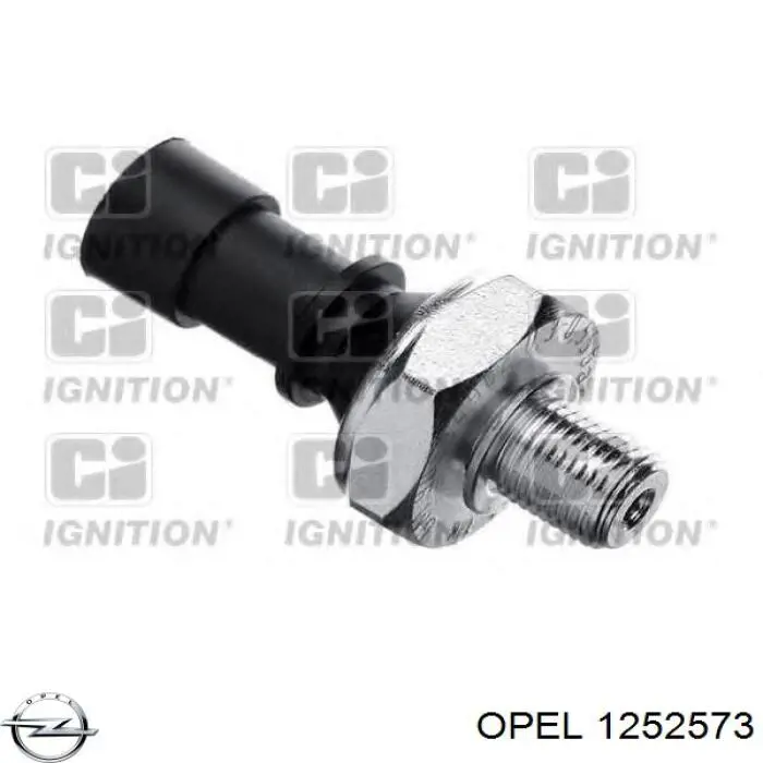 1252573 Opel sensor de presión de aceite