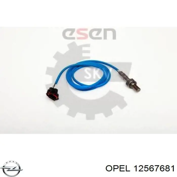 12567681 Opel sonda lambda sensor de oxigeno post catalizador