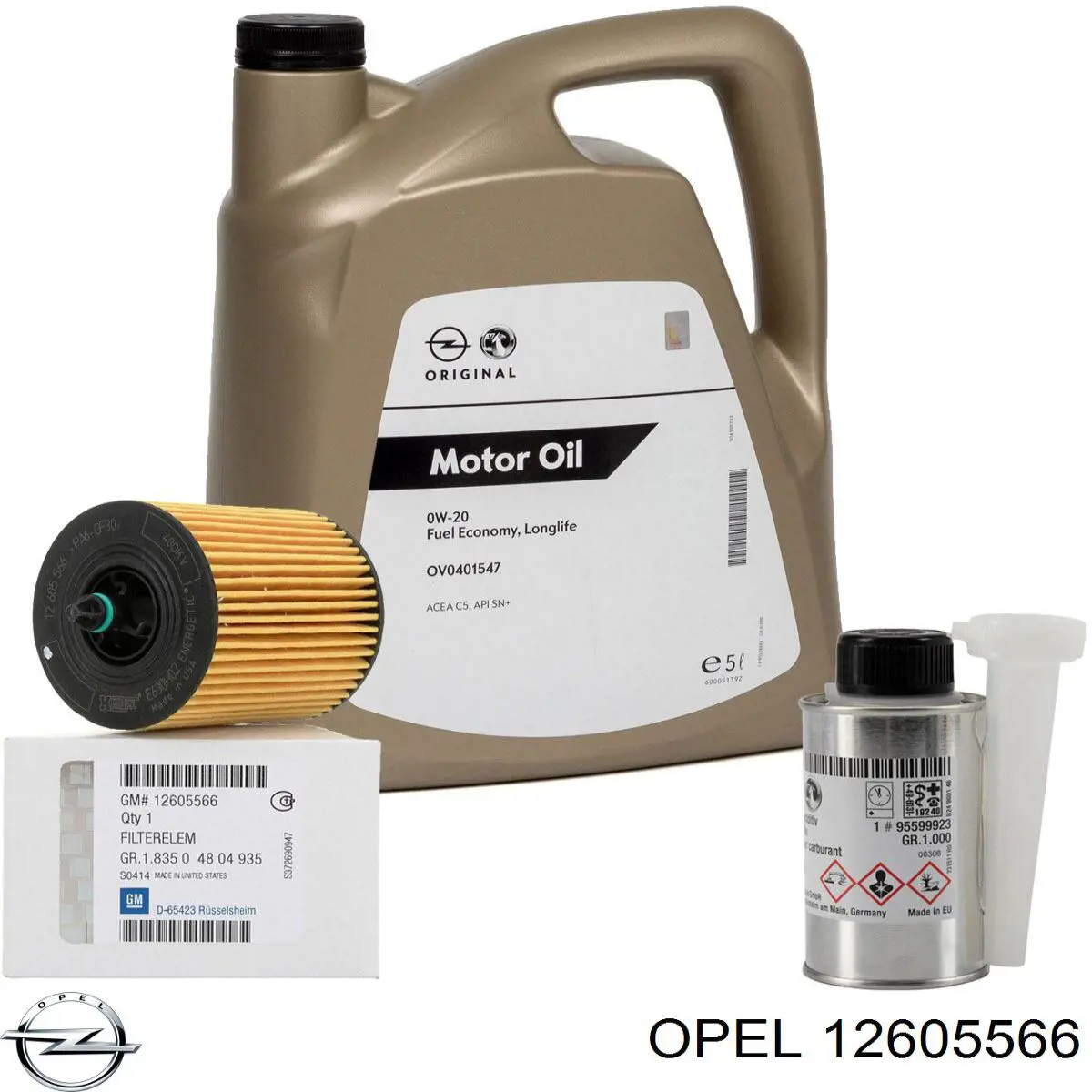 12605566 Opel filtro de aceite