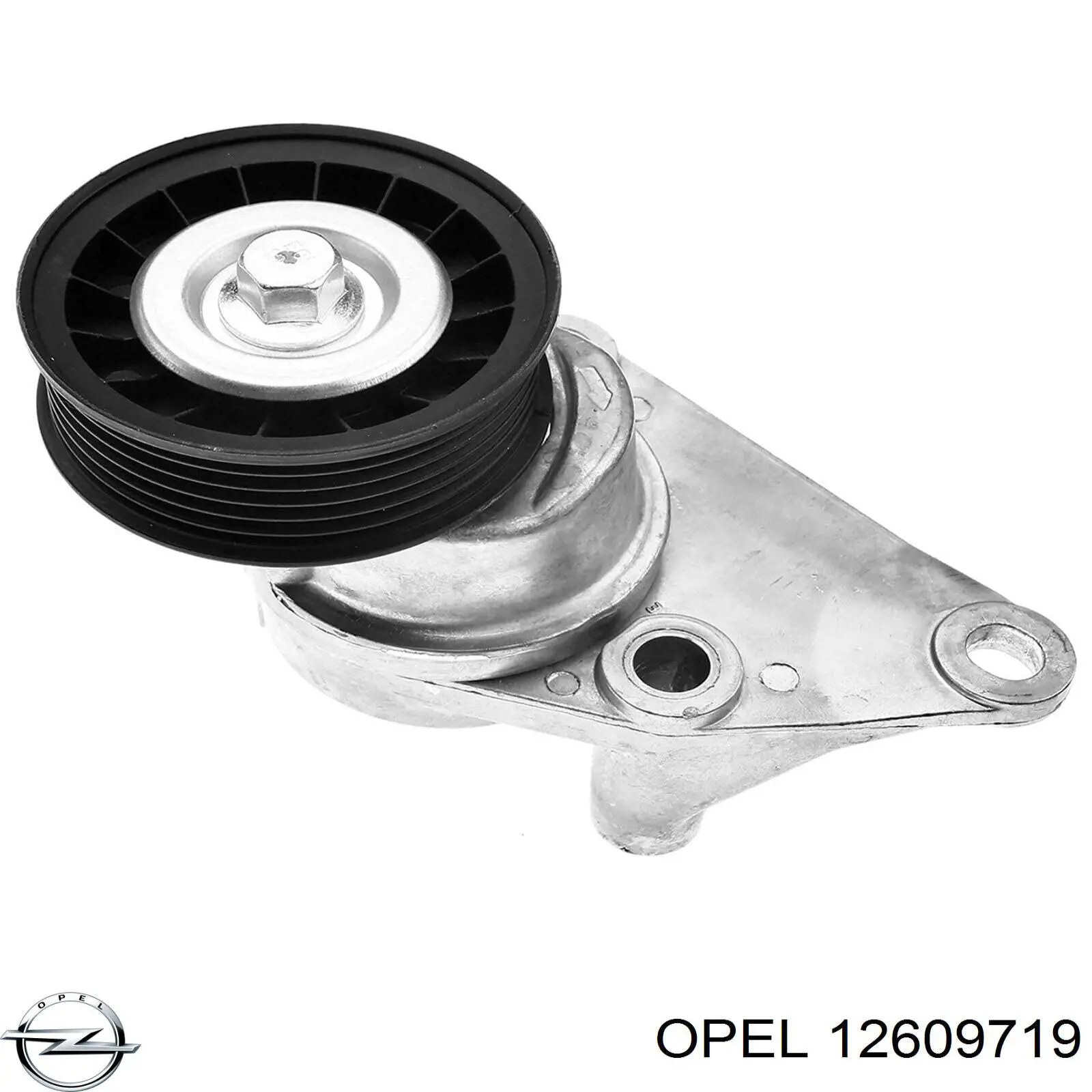 12609719 Opel tensor de correa, correa poli v