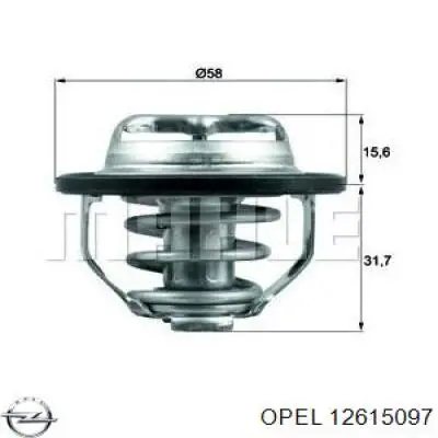 Termostato refrigerante Pierburg TH688382J