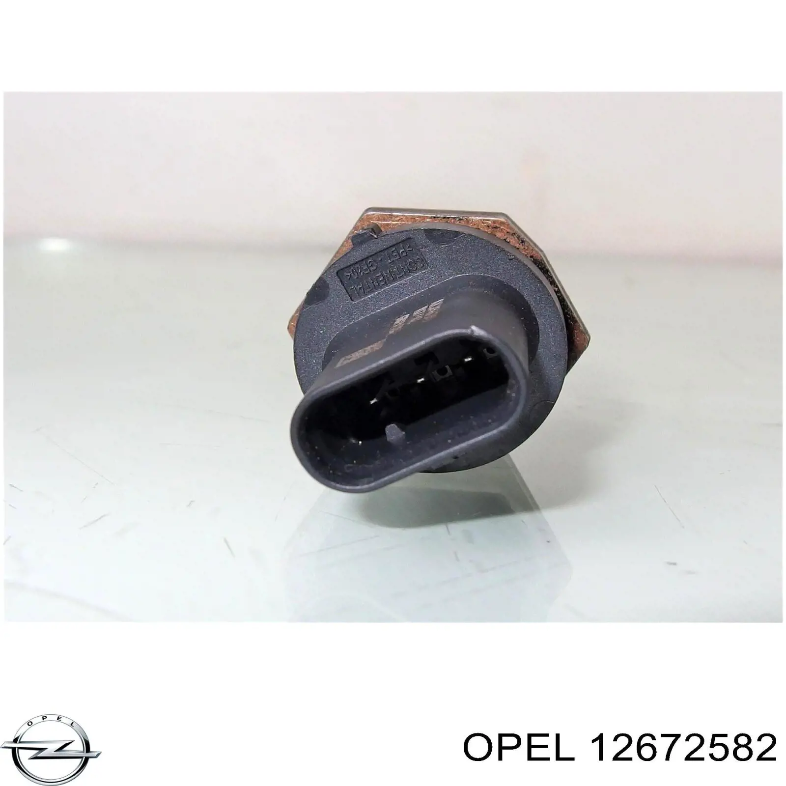 12672582 Opel sensor de presión de combustible