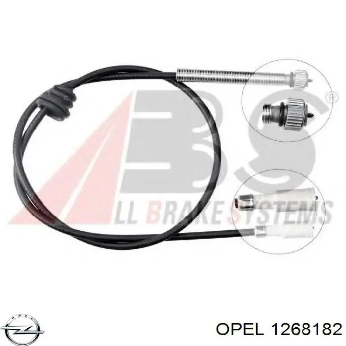 1268182 Opel cable para velocimetro