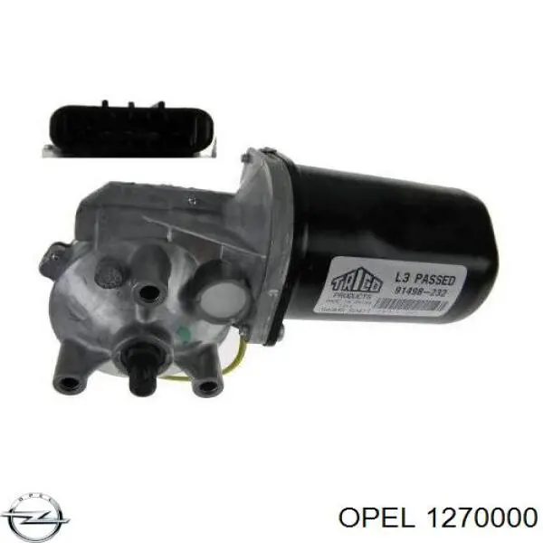 Motor del limpiaparabrisas Opel 1270000