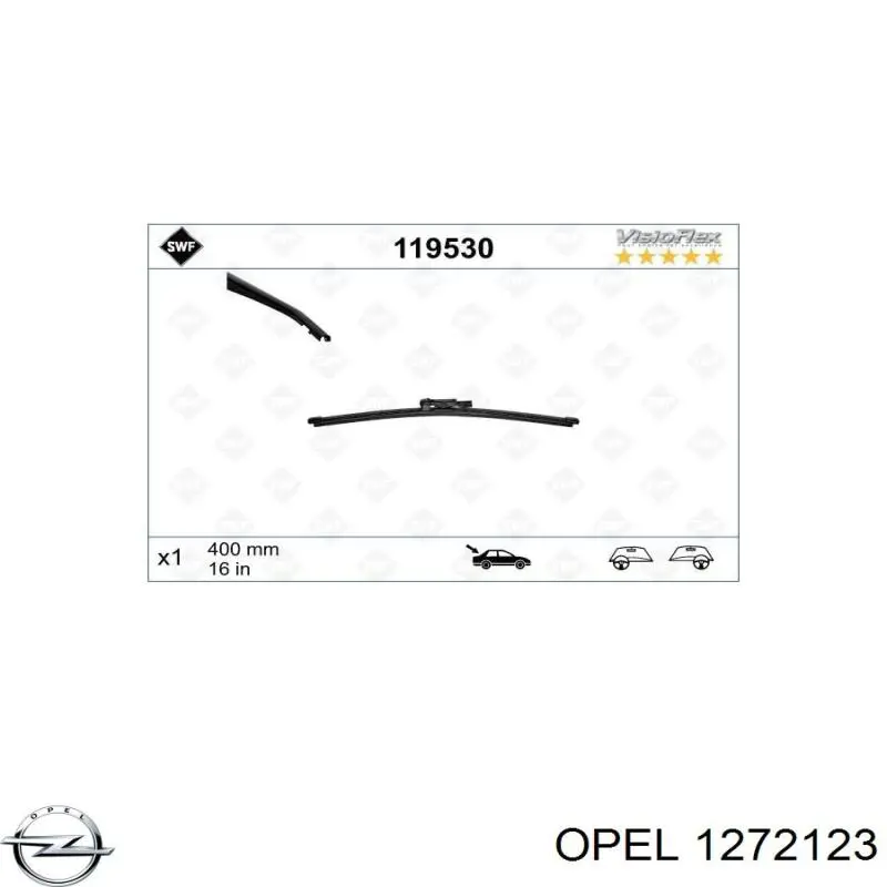 Limpiaparabrisas traseros 1272123 Opel