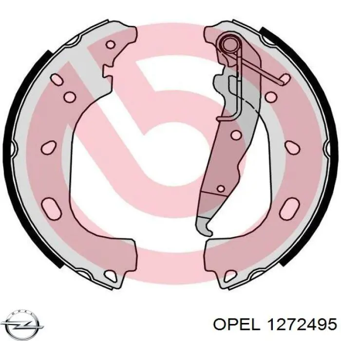 1272495 Opel brazo del limpiaparabrisas, lavado de parabrisas, luna delantera