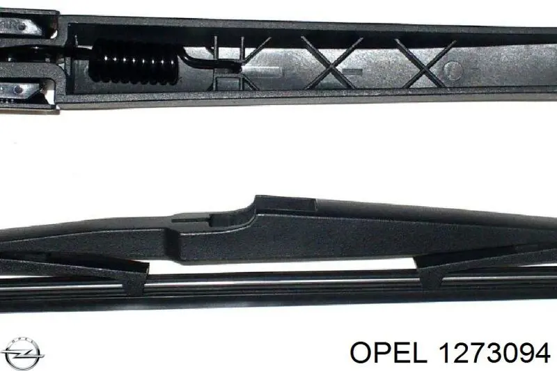 Brazo del limpiaparabrisas, trasero 13256919 Peugeot/Citroen