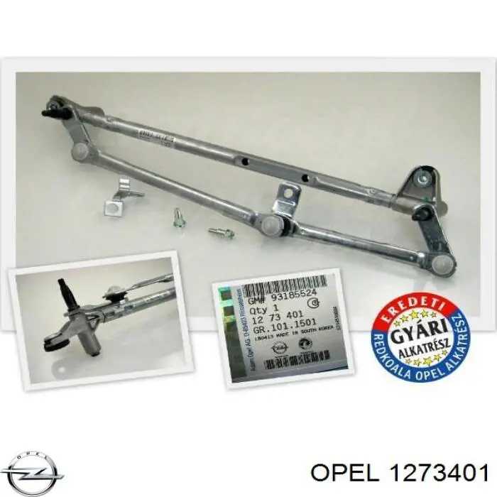 Comprar 1273401 Opel Varilla de limpiaparabrisas
