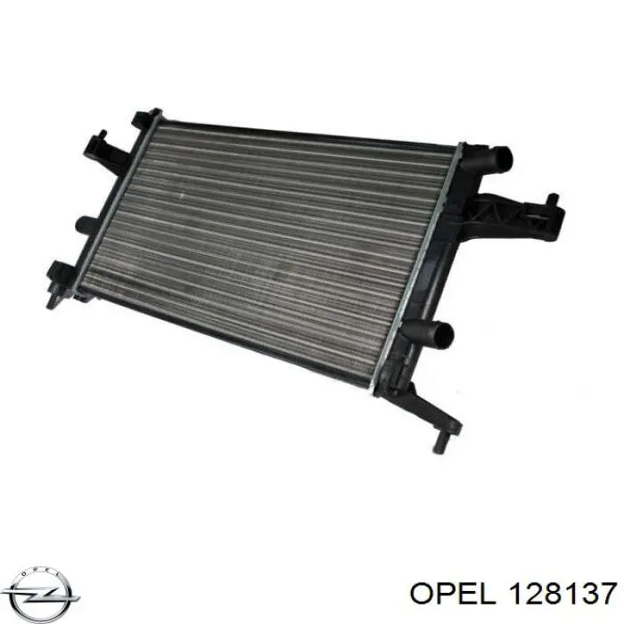 128137 Opel panel exterior de puerta trasera izquierda