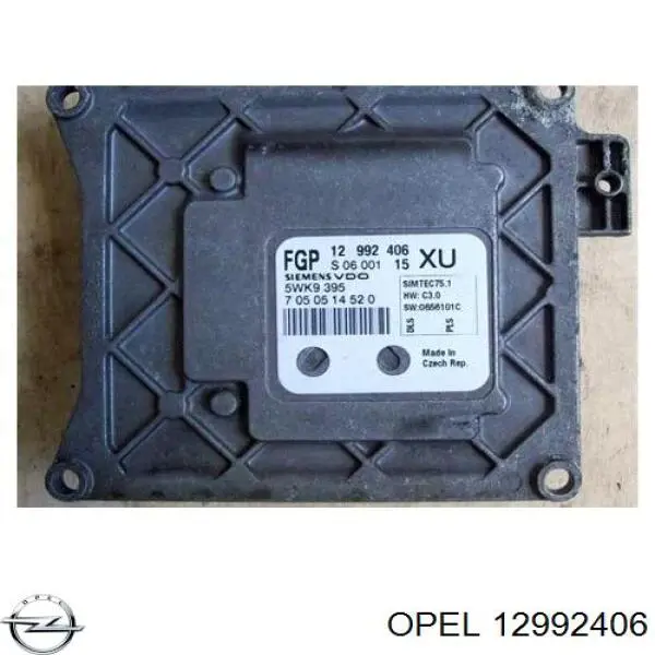 ECU 12992406 Opel