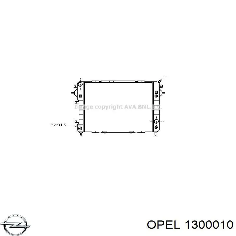 1300010 Opel Refrigeración del motor