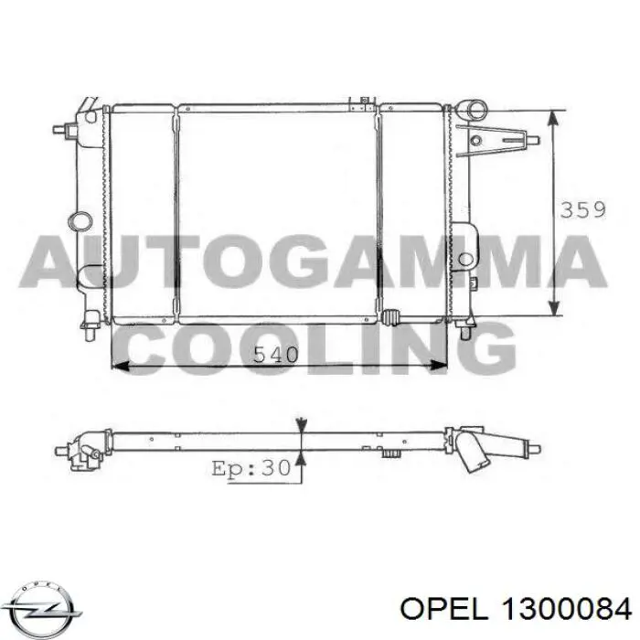 Água radiador Opel 1300084 precio, desde 59,99 EUR