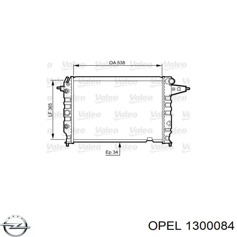 Comprar 1300084 Opel Radiador de auto