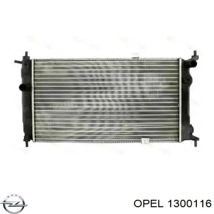 1300116 Opel radiador refrigeración del motor