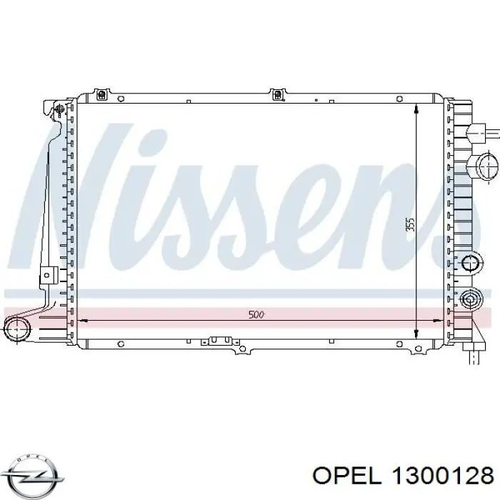 1300128 Opel Refrigeración del motor