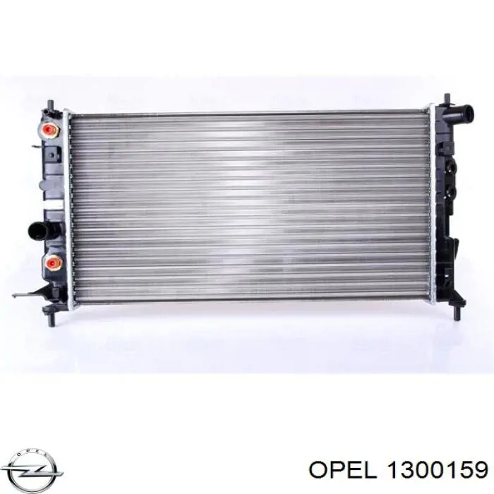 1300159 Opel radiador