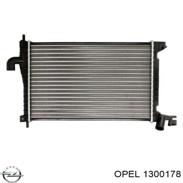 1300178 Opel radiador
