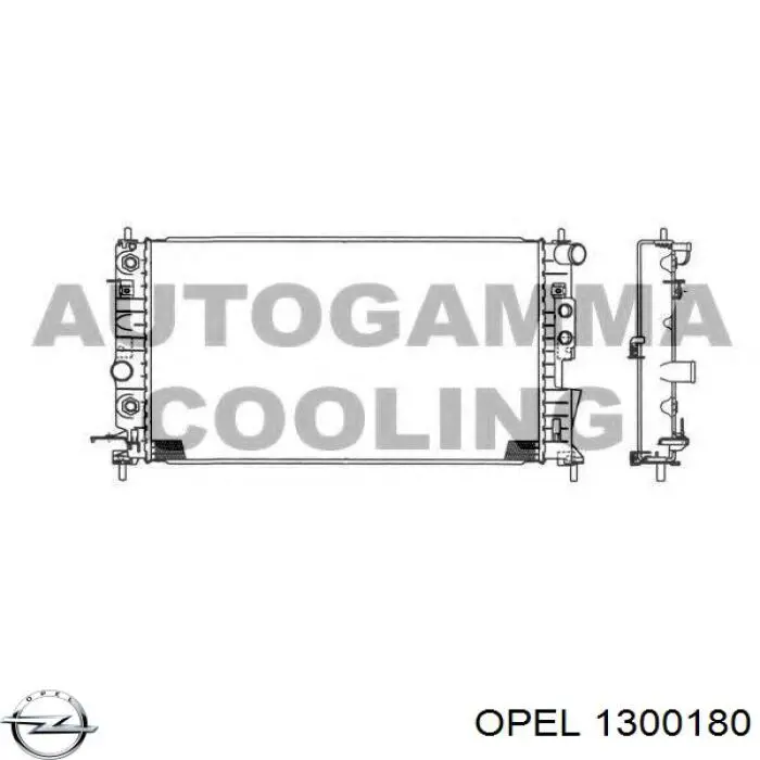 Comprar 1300180 Opel Radiador de auto