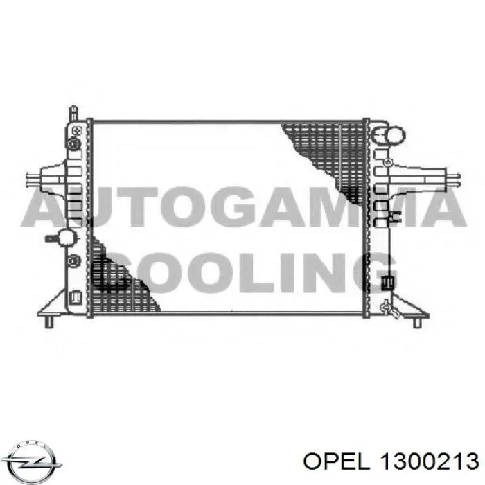 Comprar 1300213 Opel Radiador de auto