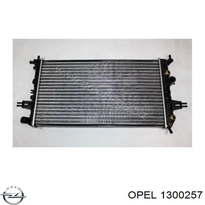 1300257 Opel radiador refrigeración del motor