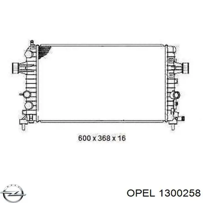 Água radiador Opel 1300258 precio, desde 97,19 EUR