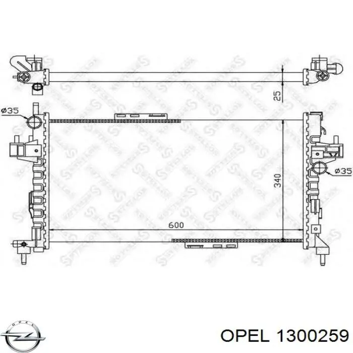 Água radiador Opel 1300259 precio, desde 62,36 EUR