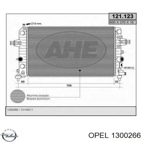 Água radiador Opel 1300266 precio, desde 64,43 EUR