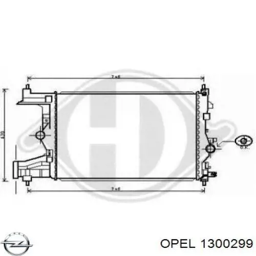 Água radiador Opel 1300299 precio, desde 77,27 EUR