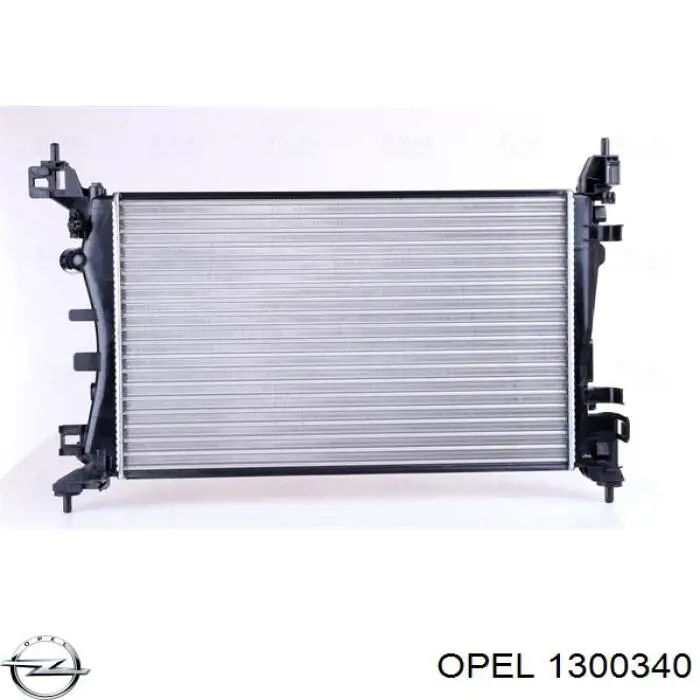 1300340 Opel radiador refrigeración del motor