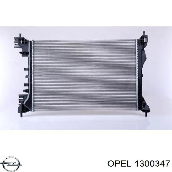 1300347 Opel radiador