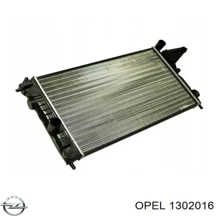 1302016 Opel radiador refrigeración del motor