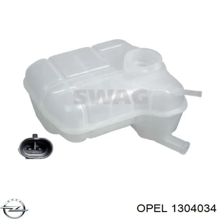 1304034 Opel vaso de expansión, refrigerante