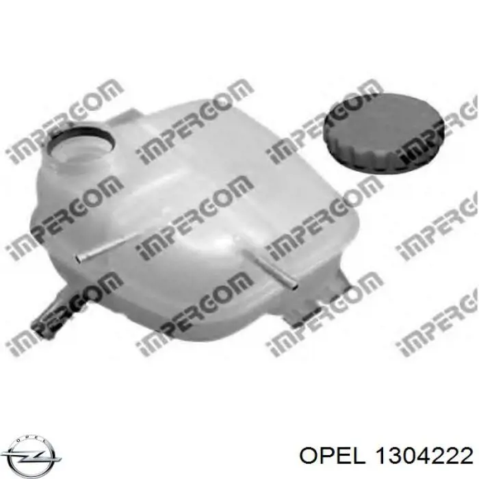 1304222 Opel vaso de expansión