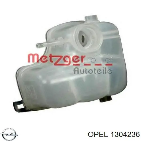 1304236 Opel botella de refrigeración