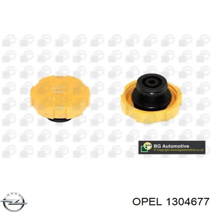 Tapón depósito de refrigerante 1304677 Opel
