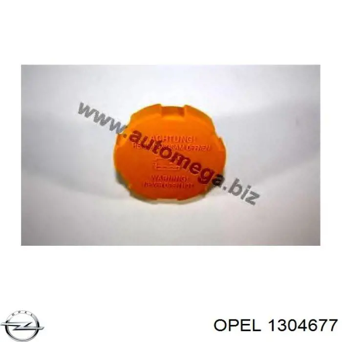 Tapa de depósito de agua Opel 1304677