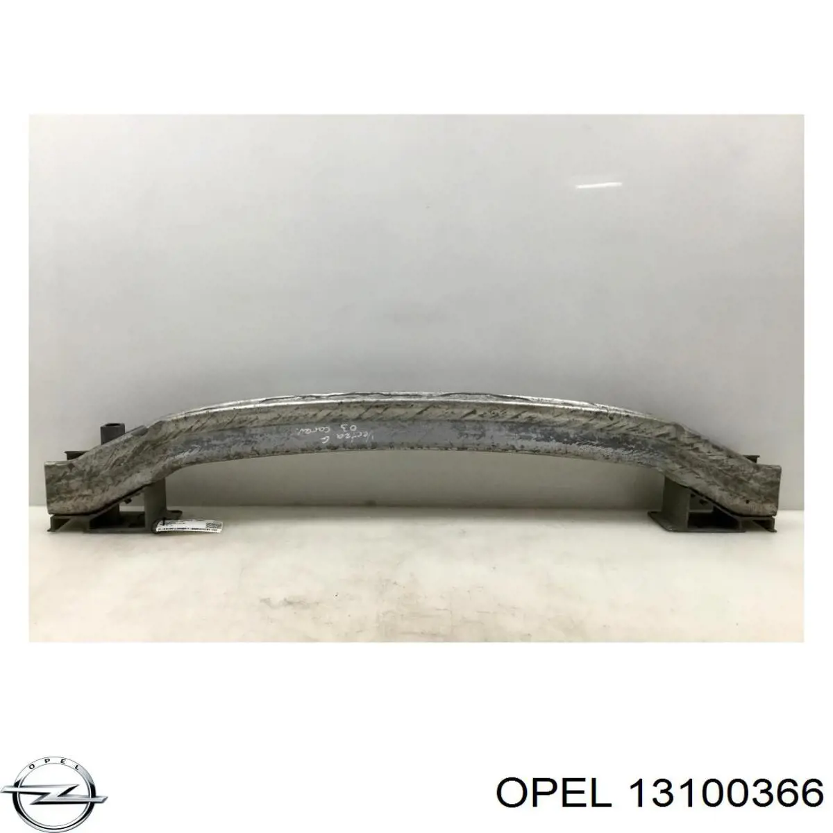 13100366 Opel refuerzo paragolpes trasero