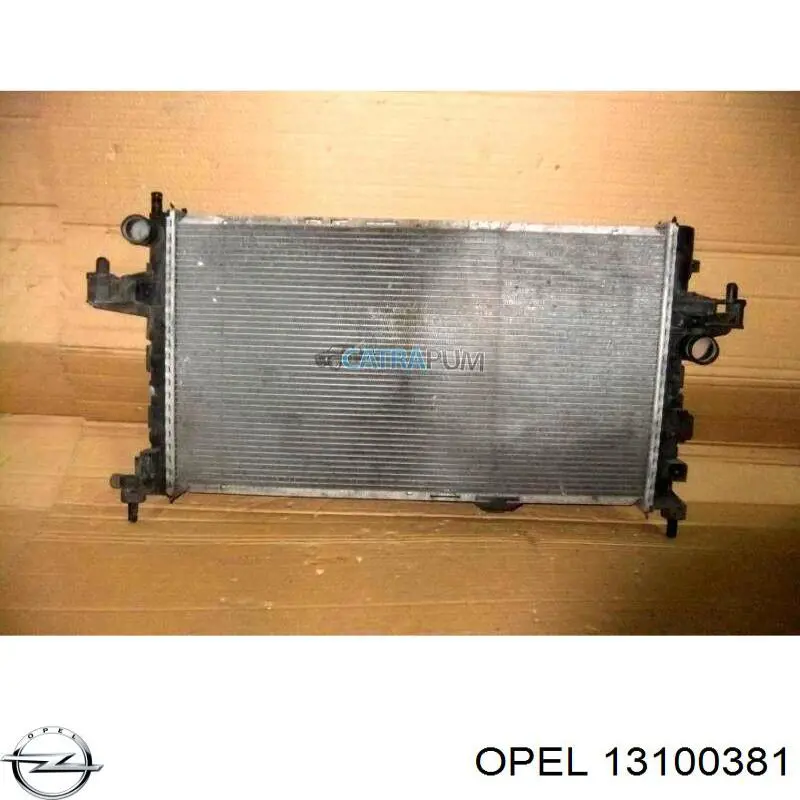 13100381 Opel radiador refrigeración del motor