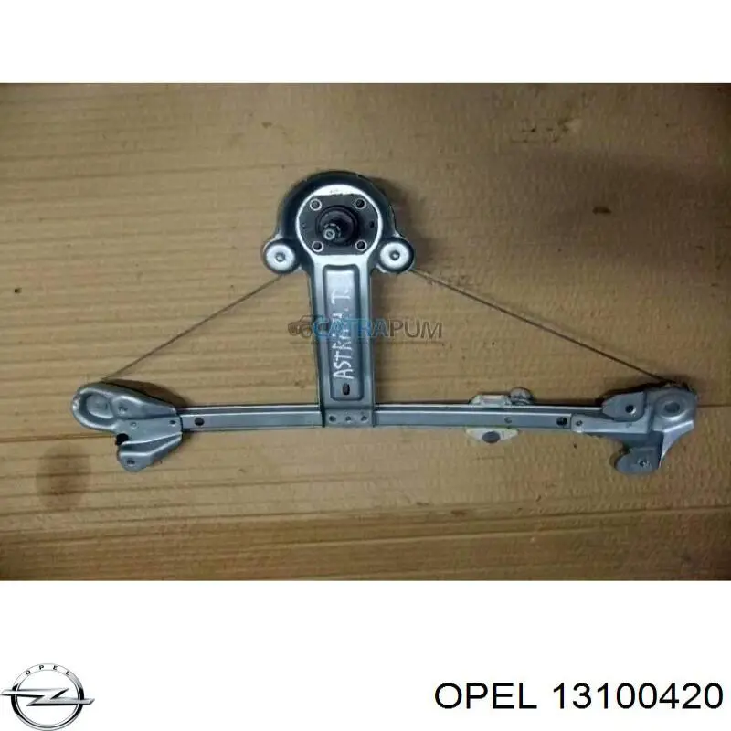 13100420 Opel mecanismo de elevalunas, puerta trasera izquierda