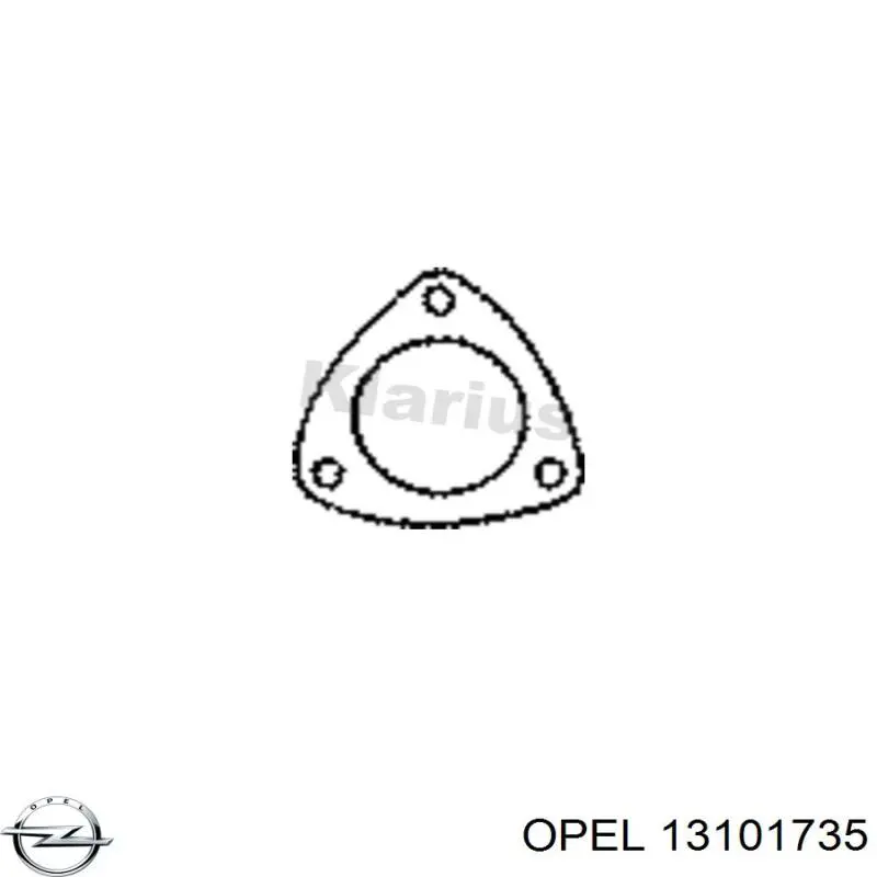 13101735 Opel junta, catalizador, tubo de escape