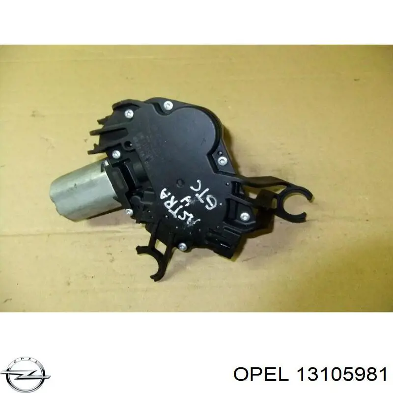 Comprar 13105981 Opel Motor limpiaparabrisas, trasera