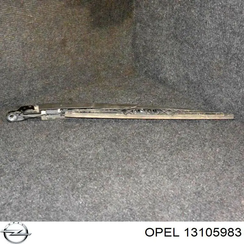 13105983 Opel brazo del limpiaparabrisas, trasero