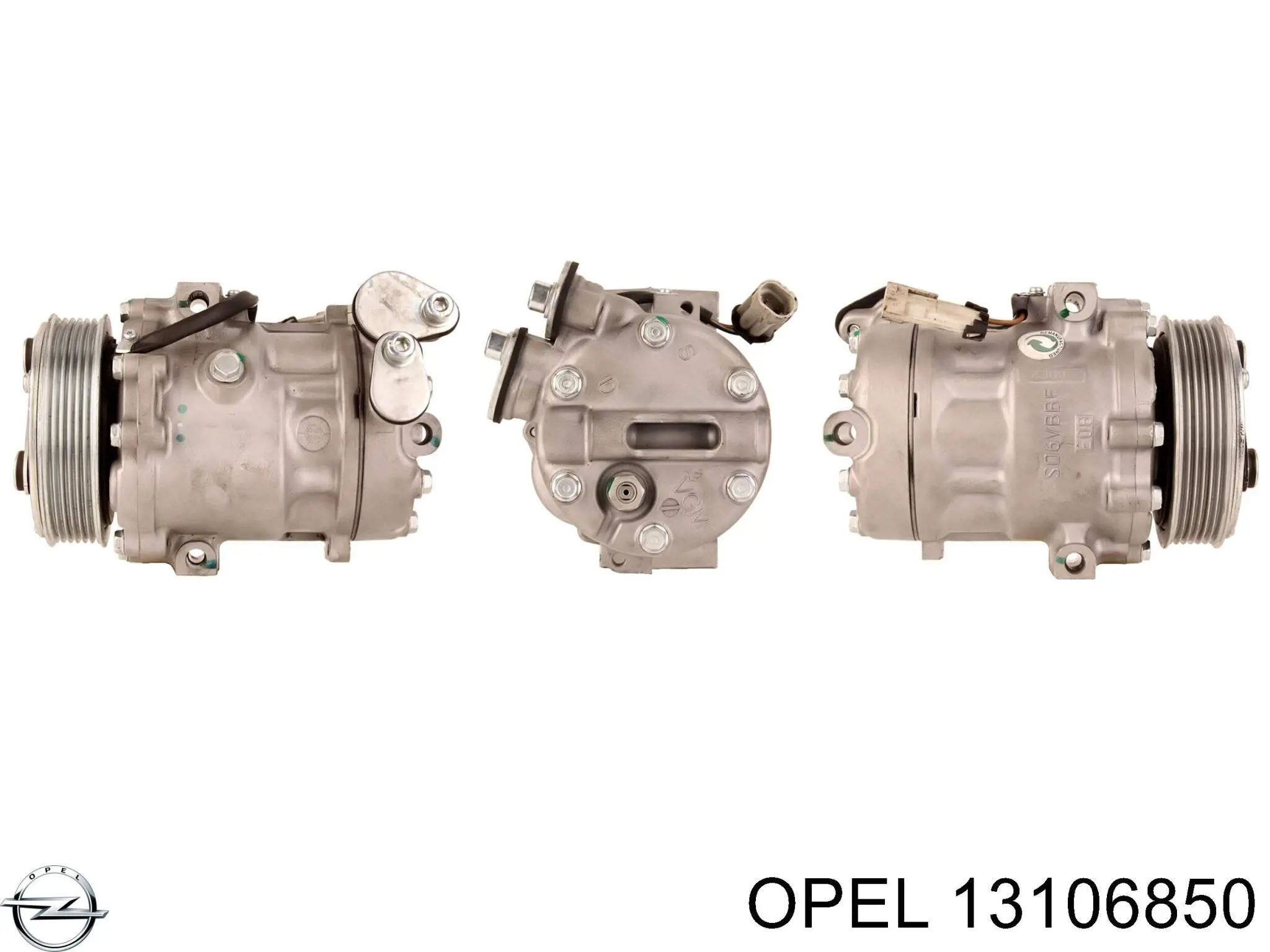 Compresor de aire acondicionado 1512F Opel